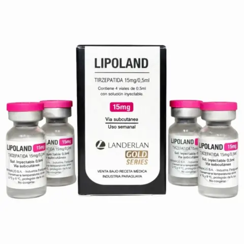 Lipoland 60mg - Caixa (4 ampolas - 15mg Cada)