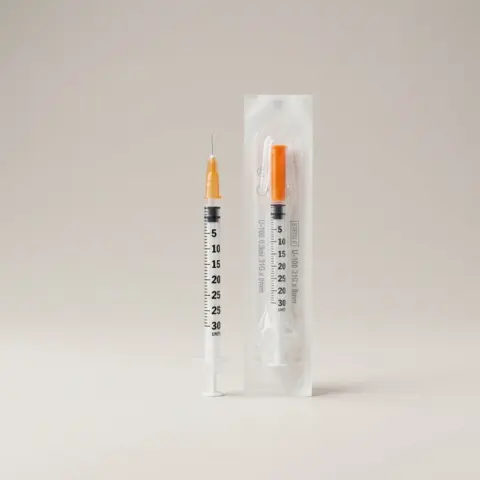 Seringa 30UI Agulha Fixa 31G 6x0,25mm