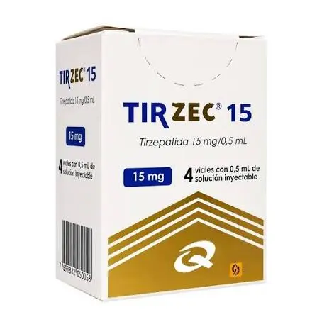 Tirzec 60mg - Caixa - (4 ampolas - 15mg cada)